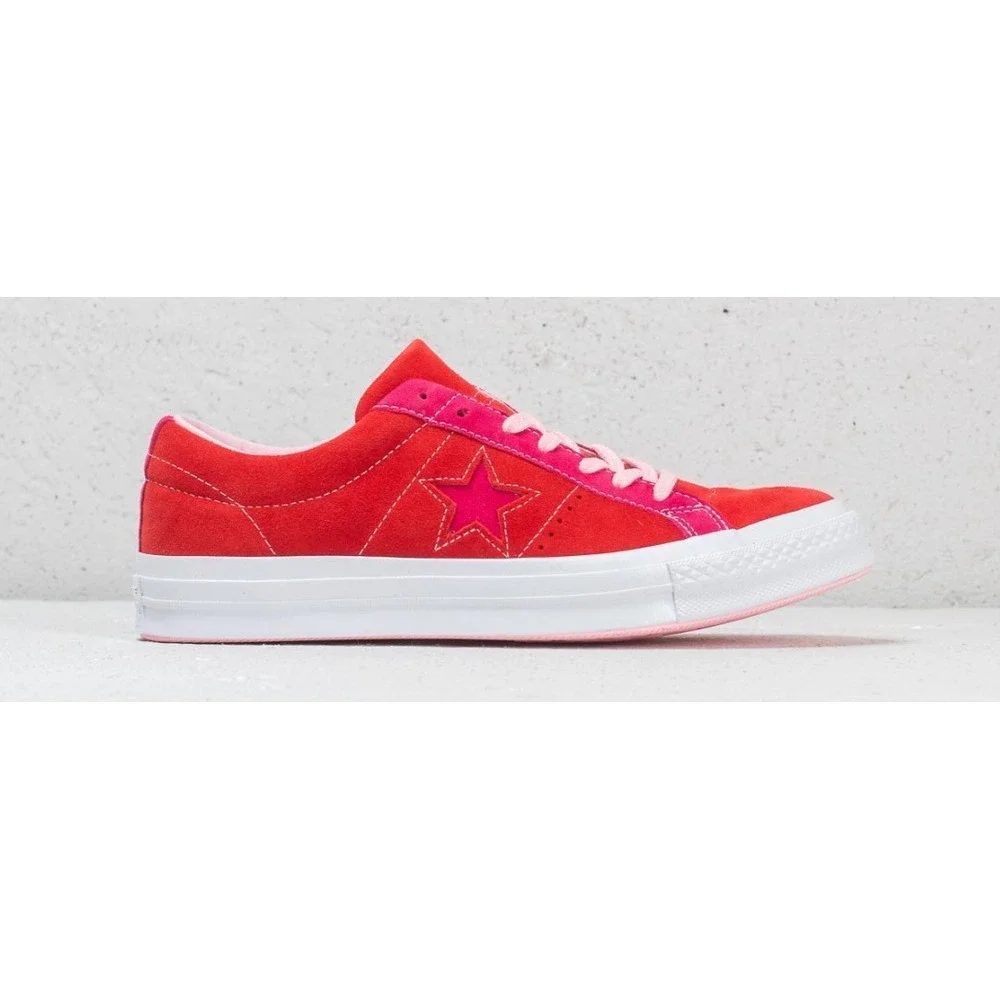 Converse One Star Ox Enamel Red/ Pink Pop 361806C Size US 1.5 - Picture 6 of 7